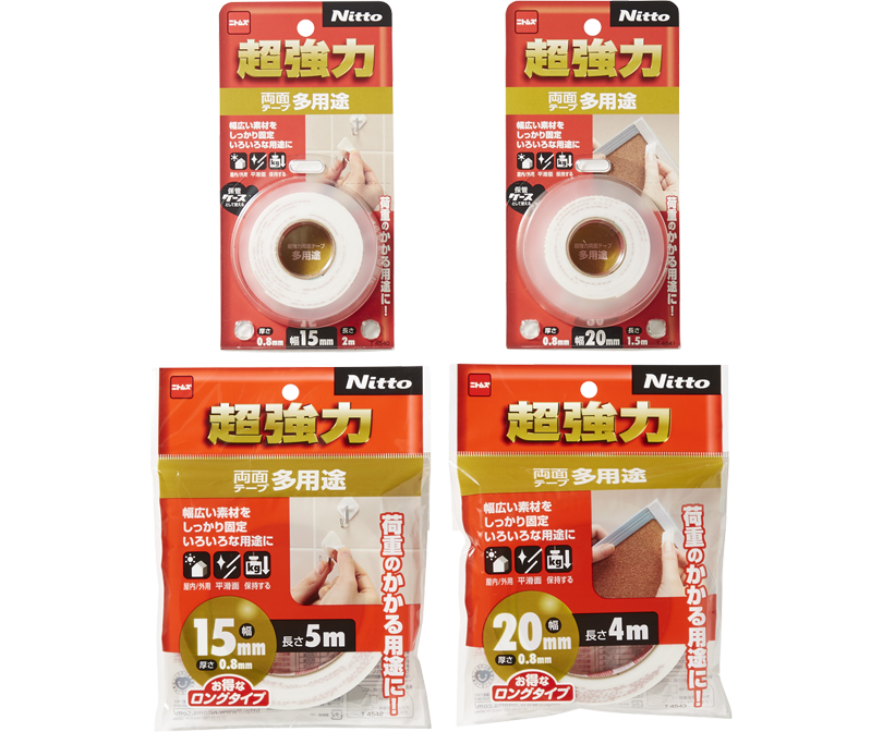 超強力両面テープ 多用途 | 製品情報 | 株式会社ニトムズ