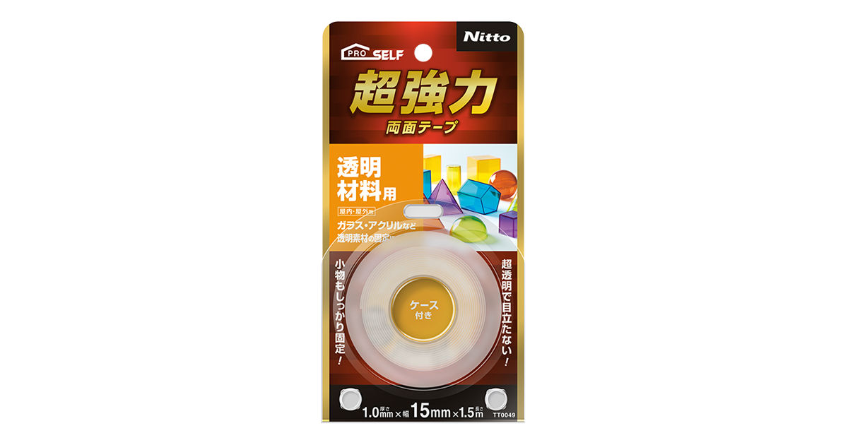 超強力両面テープ透明材料用 | 製品情報 | 株式会社ニトムズ