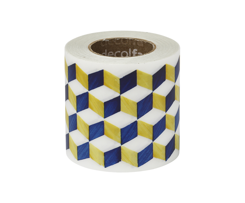 Decolfa インテリア フィルムテープ50mm ジオメトリック ブルーy 製品情報 株式会社ニトムズ