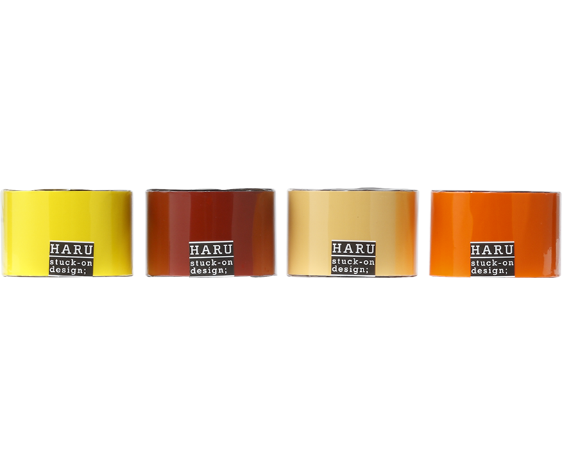 HARU stuck-on design; bright earth PET tape 150