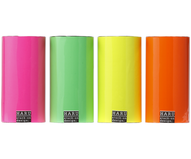 HARU stuck-on design; neon candies PET tape 150