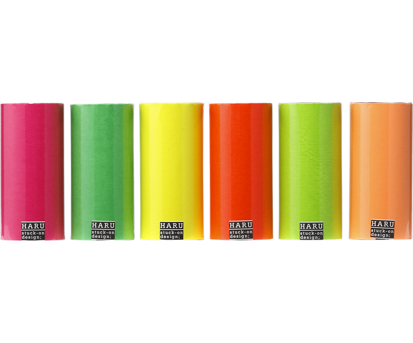 HARU stuck-on design; neon candies washi tape 150