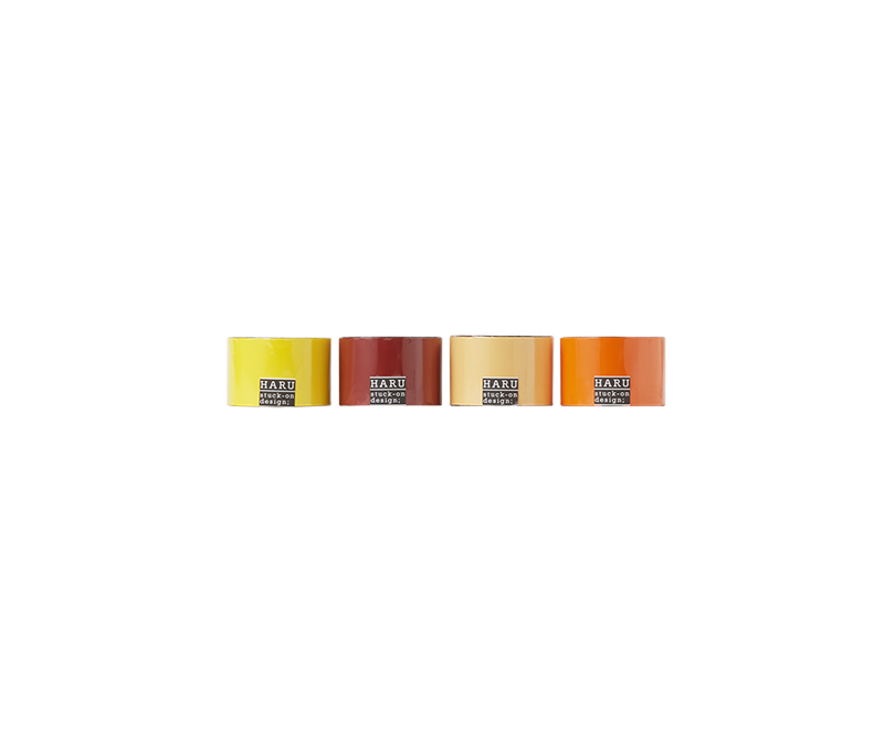 HARU stuck-on design; bright earth PET tape 50