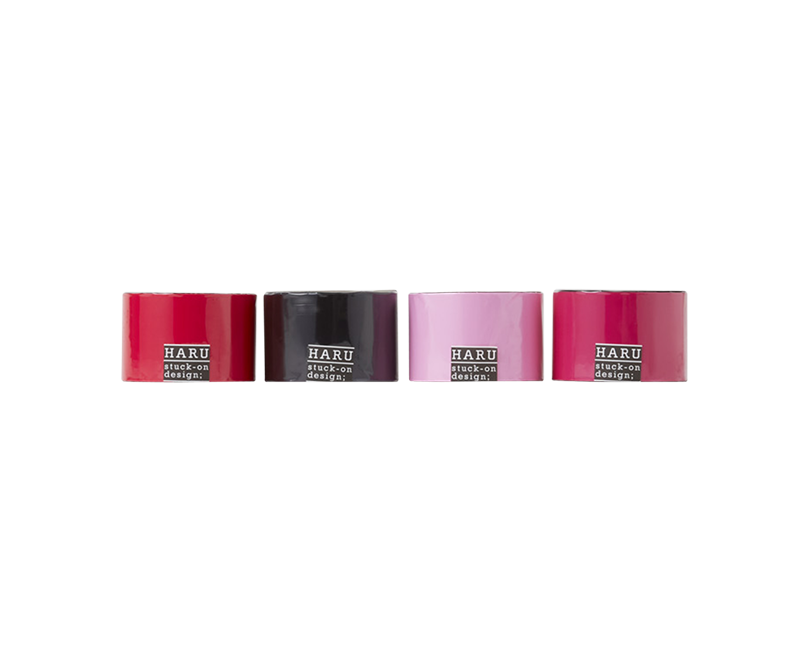 HARU stuck-on design; lip stic PET tape50