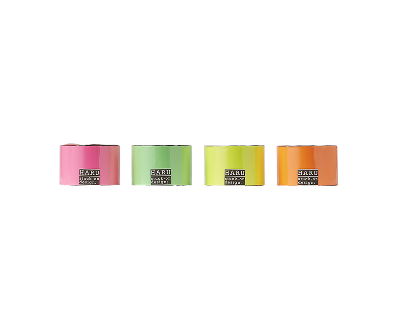 HARU stuck-on design; neon candies PET tape 50