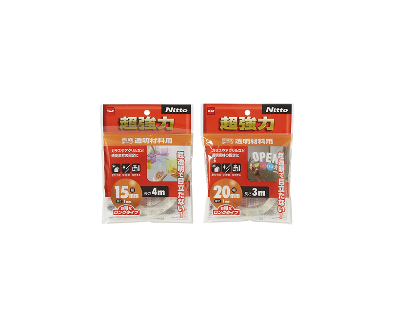 Ultra Strong Double-Sided Adhesive Tape for Transparent Materials