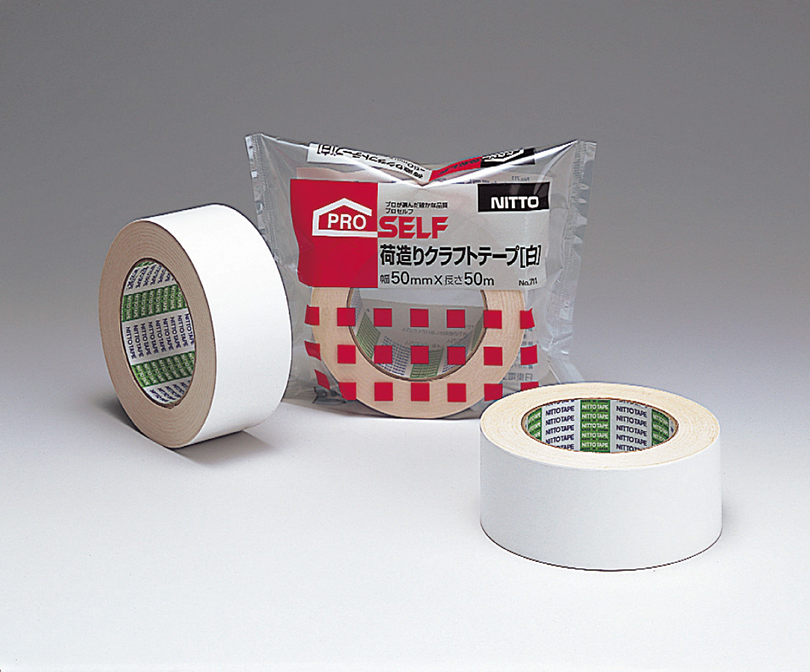 Paper Adhesive Tape for Packing / Bundling NO. 711, White, 